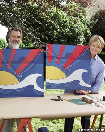 Kite maker Jon Burkhardt teaches me how to make a kite. (OAD: 7/23/1999)