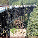 70 anos com corpinho de 20! - Ponte curva Kiskatinaw, construída em 1942, na Alaska HWY, para Fort Nelson, British Columbia, Canadá