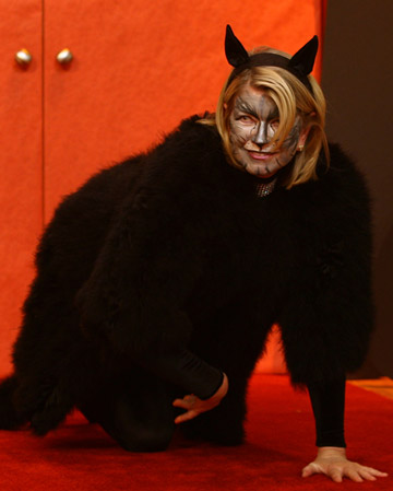 Martha wore a fabulous cat costume to the black-cat-themed Halloween show in Season 2 of Martha wore a fabulous cat costume to the black-cat-themed Halloween show in Season 2 of
