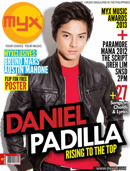 Daniel Padilla on MYX magazine