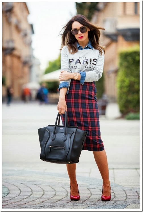 INVENTANDO MODA STREET STYLE TARTAN 2 INVENTANDO MODA STREET STYLE TARTAN 2