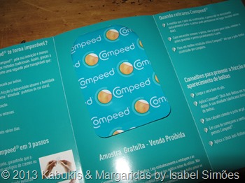 Amostra Compeed Bolhas nos Pés