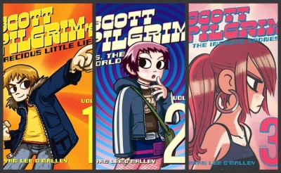 Scott pilgrim covers 1 through 3