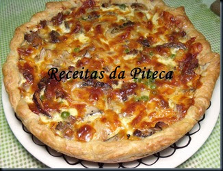 Quiche de carne grelhada e legumes (aproveitamentos)