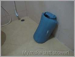 Dry bag = shower