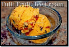 Tutti Frutti Ice cream