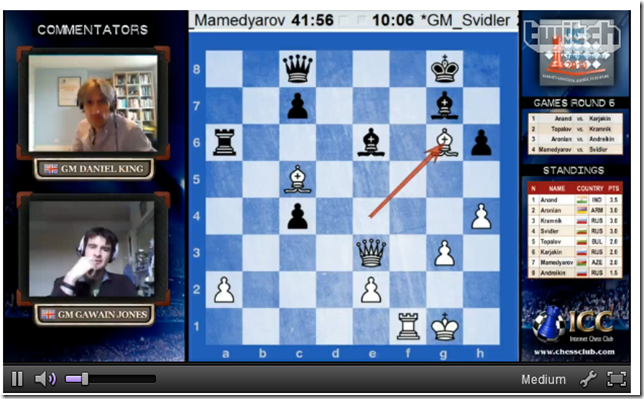 Mamedyarov vs Svidler, Round 6, FIDE Candidates 2014