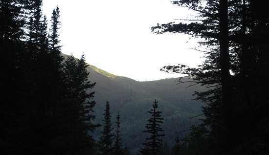 Sunrise near Dog Lake, Salt Lake City, Utah