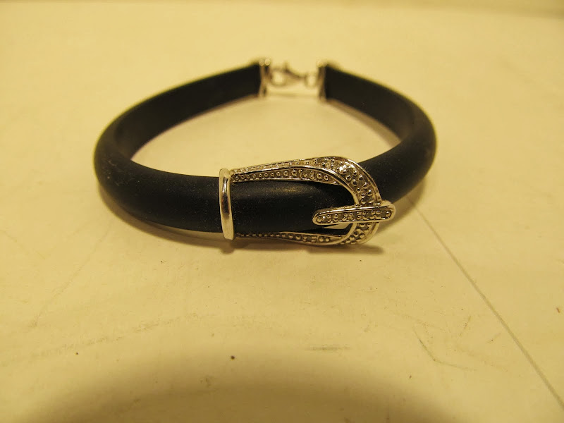 14K & Rubber Bracelet