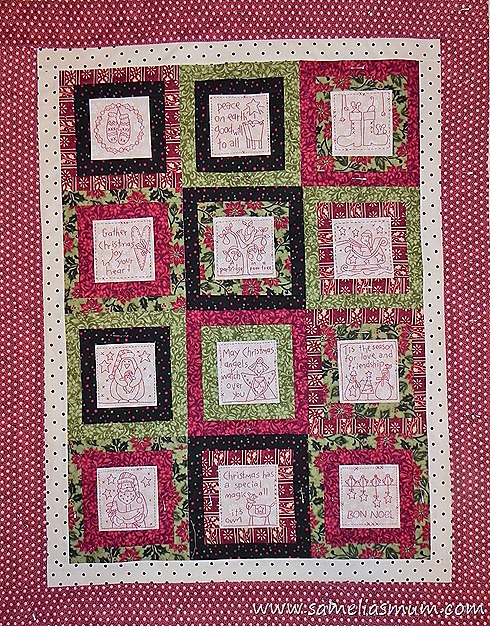 Tis The Season Quilt Top