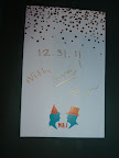 Marnie gave her close friends books, with bookplates on the inside jackets that matched the invitation suite.