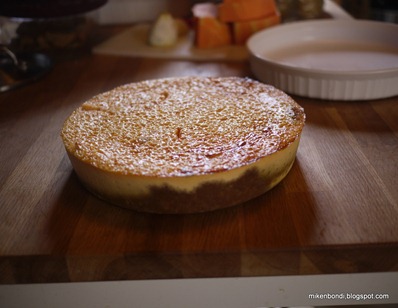 Cheesecake citrouille céleste