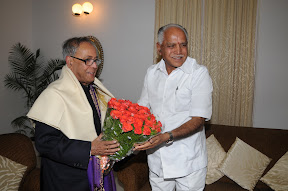 With Central Finance Minister Sri Pranab Mukherjee