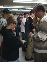 A mentor helping a student