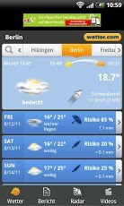 Descargar Wetter.com para celulares gratis Descargar Wetter.com para celulares gratis