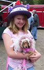 even the dogs get into the Crazy Hat contest at the Derby Party