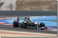 Rosberg nelle prove libere del gran premio del Bahrain 2012
