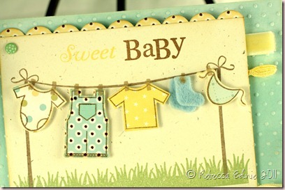 lemon aqua PTI blog hop baby card closeup (2)
