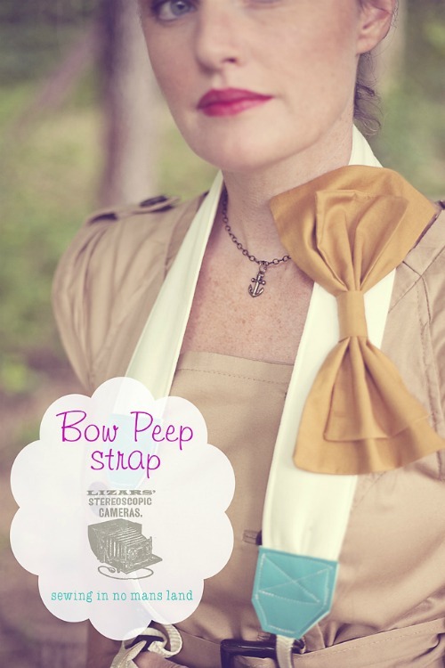 bow peep camera strap tutorial