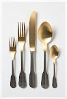 I'm obsessed with mixing metals when it comes to my jewelry so I instantly fell for this gold/silver flatware set. I'm convinced it could make mac'n'cheese fancy. (Anthropologie Gold-Dipped Flatware, $38, http://www.anthropologie.com/)