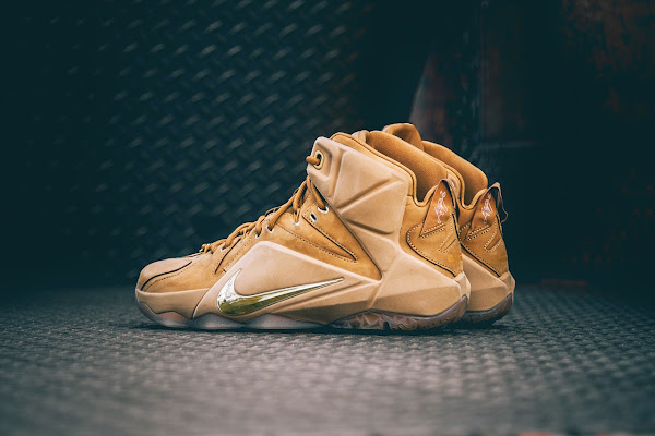 Release Reminder Nike LeBron XII EXT 8220Wheat8221