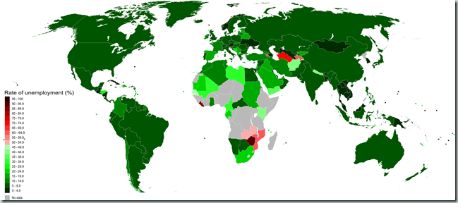 World_map_of_countries_by_rate_of_unemployment