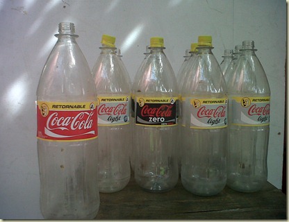 Envases Coca Cola retornable