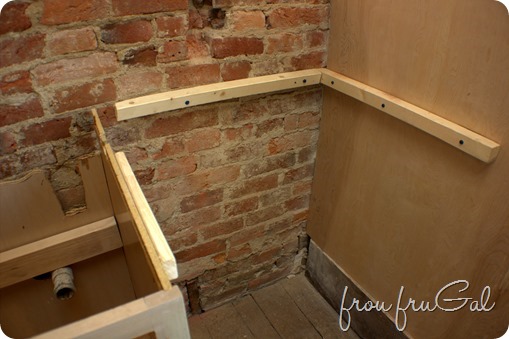 Kitchen Renovation - Progress - Sink Wall - Frou FruGal
