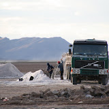 Nothing spells Bolivia quite like loading a tractor trailer with salt using a shovel.
