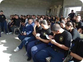 Alumnos de la Escuela de Policía de La Costa recibieron beca municipal