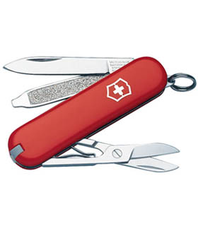 Everyone should have a swiss army knife, especially in the car in case of emergency. It helps that they look so cool. (swissarmy.com) Everyone should have a swiss army knife, especially in the car in case of emergency. It helps that they look so cool. (swissarmy.com)