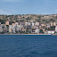 View of Sarande, Albania on the way back to Corfu.