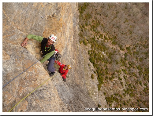 Via Diedro Sajuma 190m 6b (6a A0 Oblig) (Peña Solano, Escarrilla) (Omar) 0936 Via Diedro Sajuma 190m 6b (6a A0 Oblig) (Peña Solano, Escarrilla) (Omar) 0936