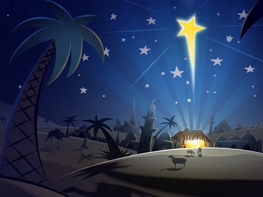 Jesus-Born-Christmas-Christian-Art-Wallpaper