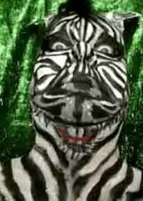 Self-Portraits Face Paintings by James Kuhn