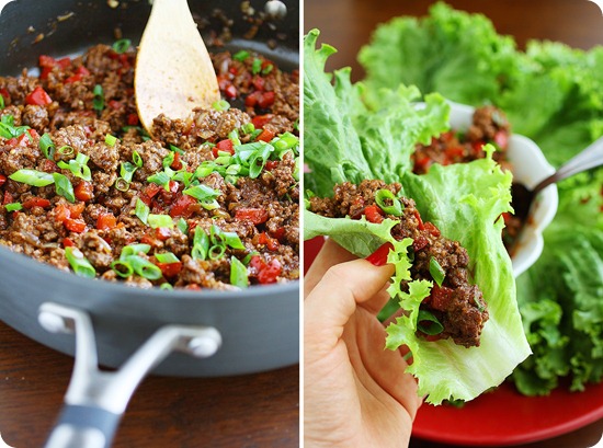 Asian Beef Lettuce Wraps – Fun, healthy and super delicious lettuce wraps make a fresh twist on your usual menu! | thecomfortofcooking.com