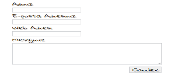 iletişim formu