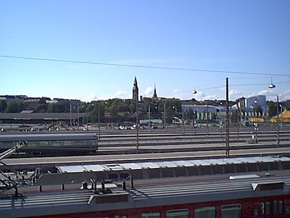Railway yard in Capital Helsinki