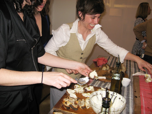 The ladies of Salvatore Bklyn make a killer ricotta.