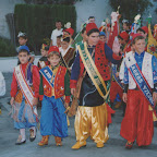 AÑO 2001 EN EL PABELLON FESTERO, PRESENTACION REGIDORA INFANTIL. CARGOS OFICIALES DE LAS COMPARSAS. 23-18.jpg