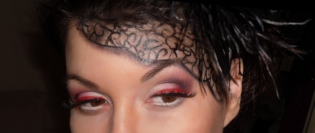 moulin rouge makeup look eotd eotn inspiration paris cabaret