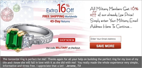 Extra 16% Off for Military Members Extra 16% Off for Military Members