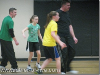 Dad vs Daughter Basetball