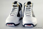 nike air max lebron 7 gr white navy 10 10 Nike Air Max LeBron VII (7)   White/Navy/Gold Sample Actual Photos
