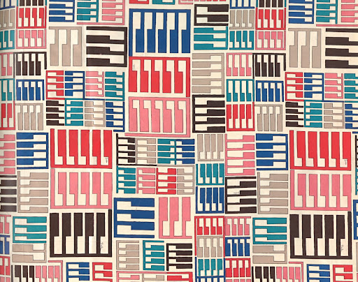 A wild 1963 cotton gaberdine in the 