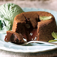 Chocolate-Mint Pudding Cakes