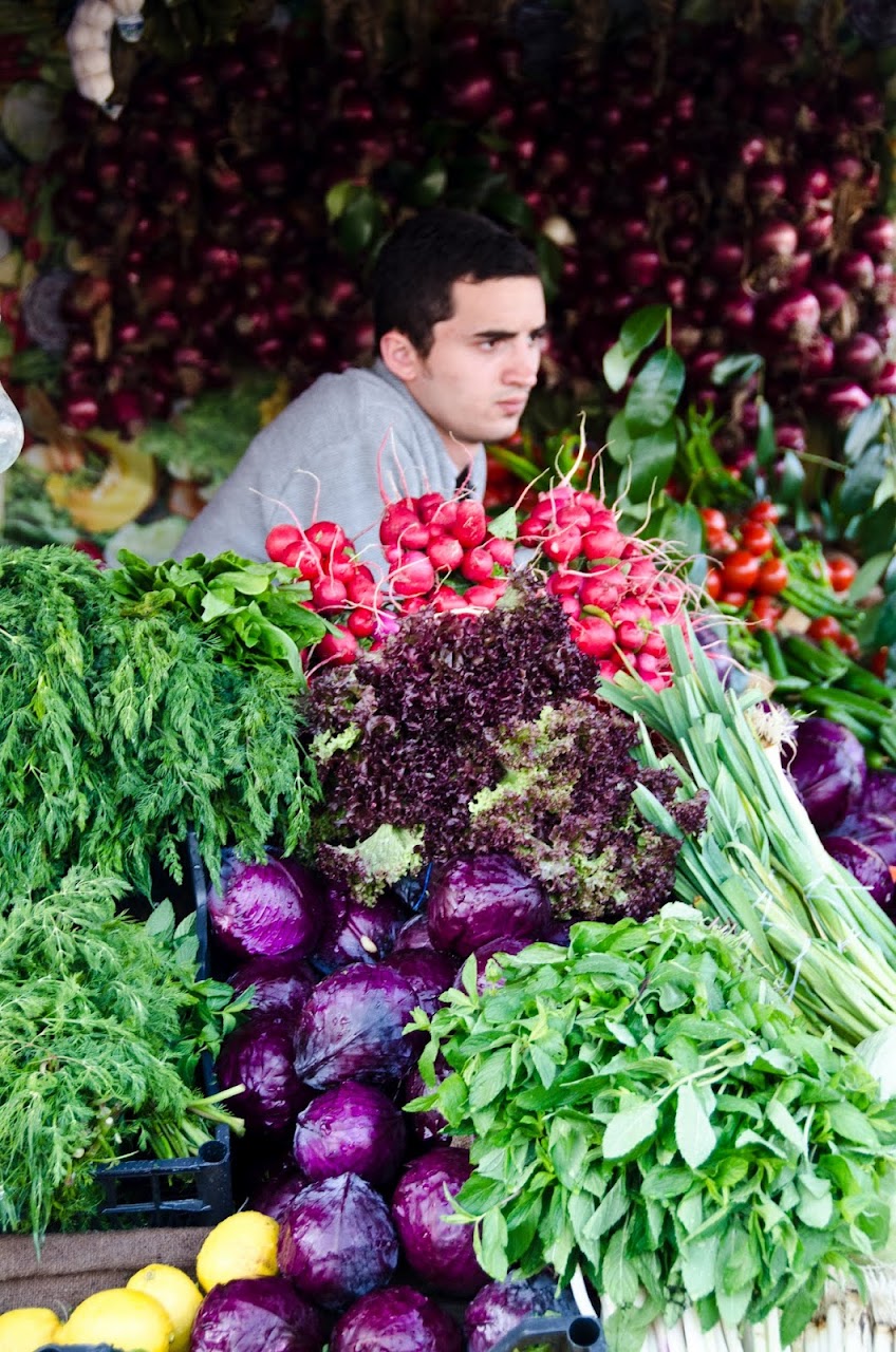 Vendor at the Galata market