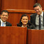 una pausa dei lavori del consiglio regionale del 22 dicembre 2010