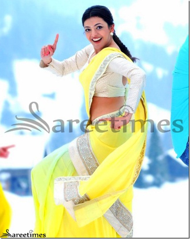 Kajal_Agarwal_Yellow_Saree Kajal_Agarwal_Yellow_Saree