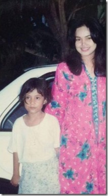 Gambar Siti Nurhaliza dan Shila Amzah pada tahun 1996